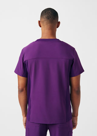 Eggplant Forward 2-Pocket V-Neck Top Scrubs