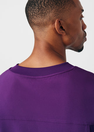 Eggplant Forward 2-Pocket V-Neck Top Scrubs