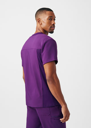 Eggplant Forward 2-Pocket V-Neck Top Scrubs
