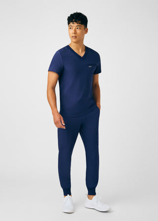 Navy Forward 2-Pocket V-Neck Top Scrubs