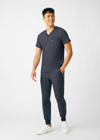 Pewter Forward 2-Pocket V-Neck Top Scrubs