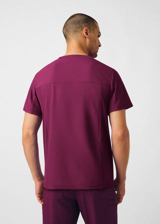 Wine Forward 2-Pocket V-Neck Top Scrubs