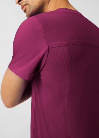 Wine Forward 2-Pocket V-Neck Top Scrubs