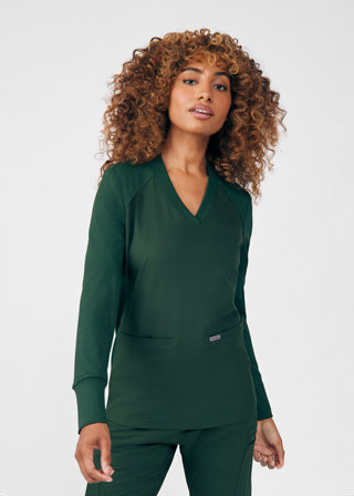 Mountain View Forward 2-Pocket V-Neck Top Scrubs