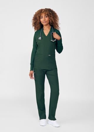 Mountain View Forward 2-Pocket V-Neck Top Scrubs