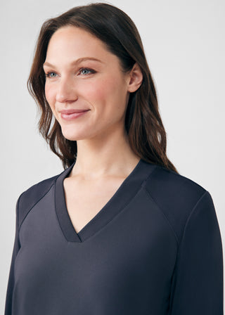Pewter Forward 2-Pocket V-Neck Top Scrubs