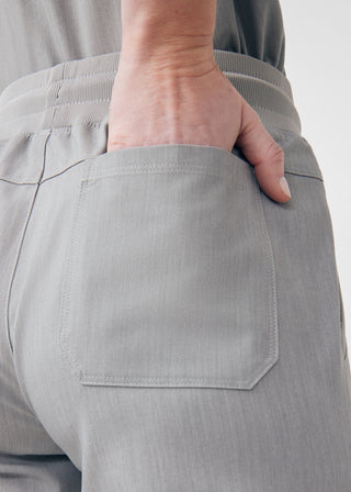 Heather Light Gray Beyond Happy Jogger Pants Scrubs