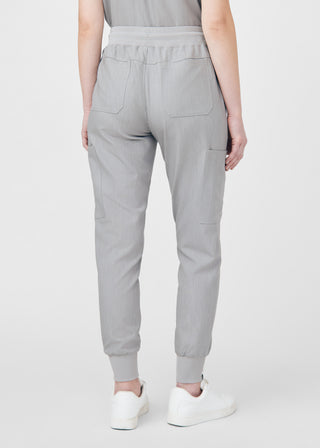 Heather Light Gray Beyond Happy Jogger Pants Scrubs