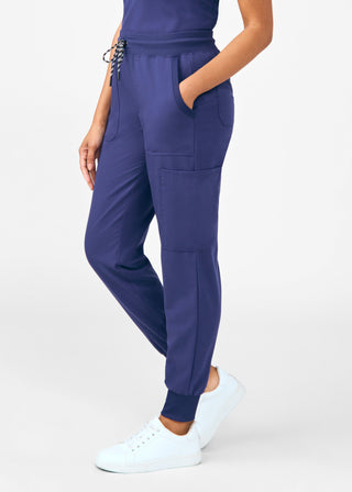 Navy Beyond Happy Jogger Pants Scrubs