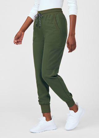Olive Beyond Happy Jogger Pants Scrubs