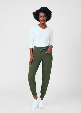 Olive Beyond Happy Jogger Pants Scrubs