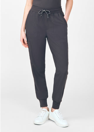 Pewter Beyond Happy Jogger Pants Scrubs