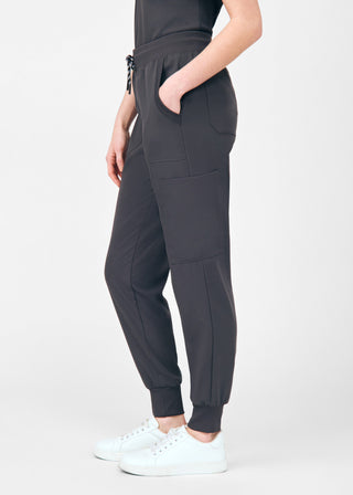 Pewter Beyond Happy Jogger Pants Scrubs