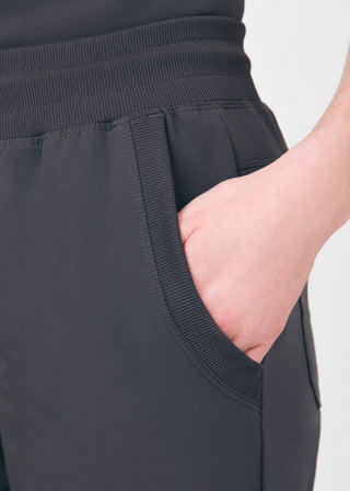 Pewter Beyond Happy Jogger Pants Scrubs