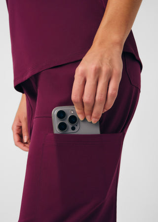 Wine Beyond Happy Jogger Pants Scrubs