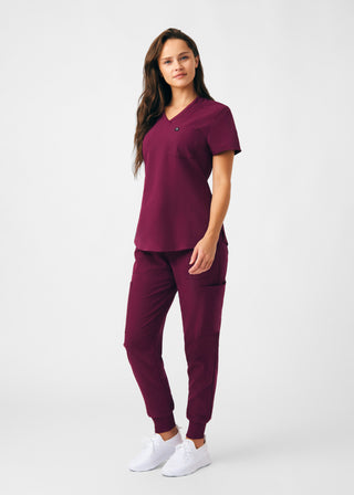 Wine Beyond Happy Jogger Pants Scrubs