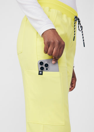 Blazing Yellow Beyond Happy Cargo Pants Scrubs