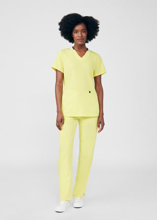 Blazing Yellow Beyond Happy Cargo Pants Scrubs
