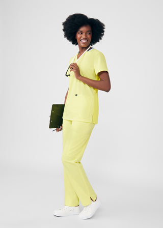 Blazing Yellow Beyond Happy Cargo Pants Scrubs