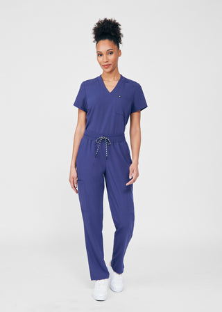 Navy Beyond Happy Cargo Pants Scrubs