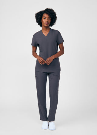 Pewter Beyond Happy Cargo Pants Scrubs