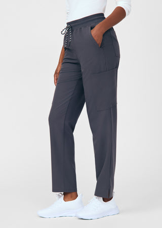 Pewter Beyond Happy Cargo Pants Scrubs