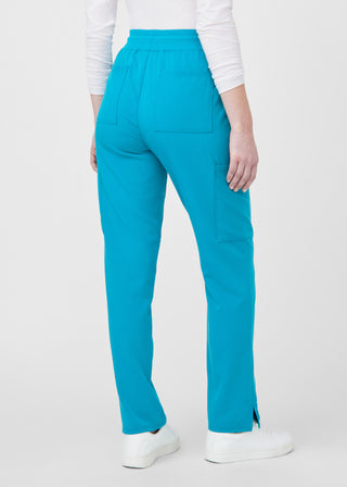 Teal Beyond Happy Cargo Pants Scrubs