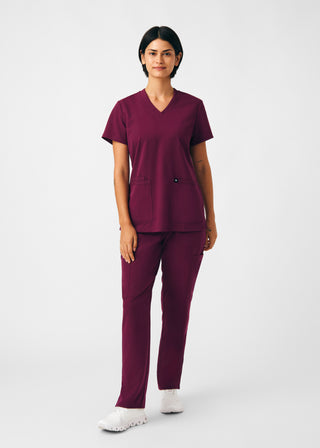 Wine Beyond Happy Cargo Pants Scrubs