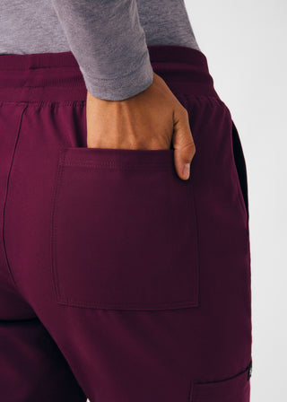 Wine Beyond Happy Cargo Pants Scrubs