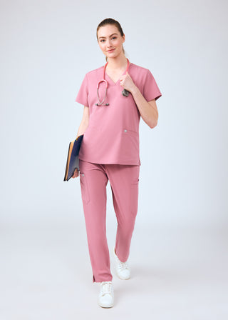 Strawberry Mousse Beyond Indulgence Cargo Pants Scrubs