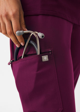 Wine Beyond Indulgence Jogger Pants Scrubs
