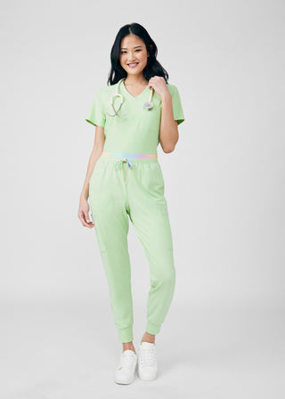 Heather Misty Green Beyond Cozy Jogger Pants Scrubs