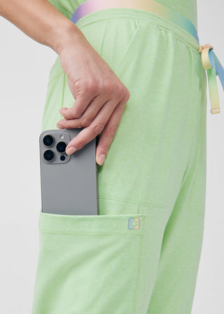 Heather Misty Green Beyond Cozy Jogger Pants Scrubs