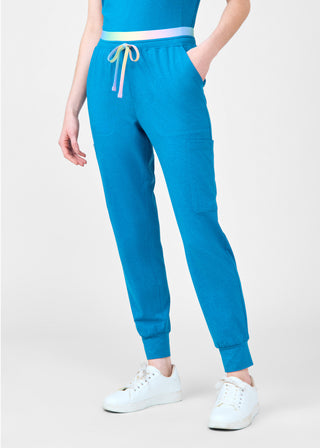 Heather Mykonos Beyond Cozy Jogger Pants Scrubs