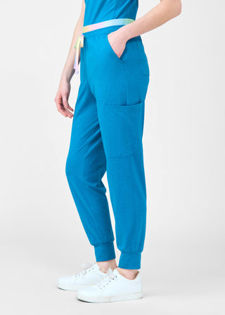 Heather Mykonos Beyond Cozy Jogger Pants Scrubs