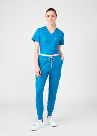Heather Mykonos Beyond Cozy Jogger Pants Scrubs