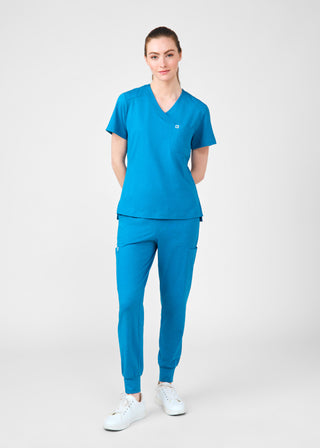 Heather Mykonos Beyond Cozy Jogger Pants Scrubs