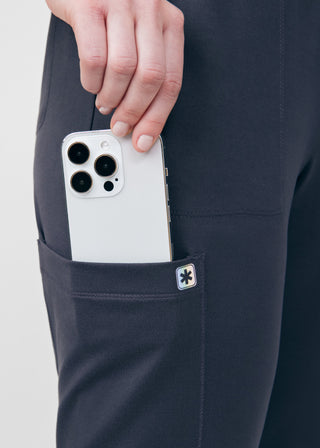 Pewter Beyond Cozy Jogger Pants Scrubs