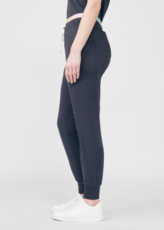 Pewter Beyond Cozy Jogger Pants Scrubs