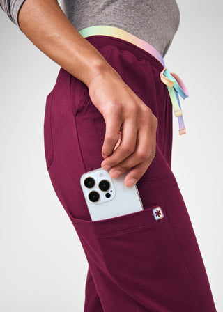 Wine Beyond Cozy Jogger Pants Scrubs