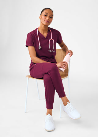 Wine Beyond Cozy Jogger Pants Scrubs