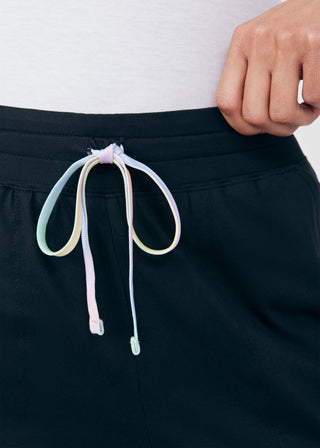 Black Beyond Cozy Cargo Pants Scrubs