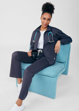 Pewter Beyond Cozy Cargo Pants Scrubs
