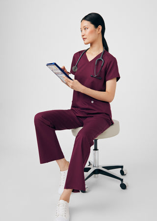 Wine Beyond Core Cargo Pants Scrubs