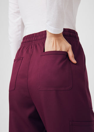Wine Beyond Core Cargo Pants Scrubs