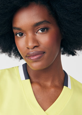 Beyond Happy 3-Pocket V-Neck Top
