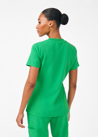 Beyond Happy 3-Pocket V-Neck Top