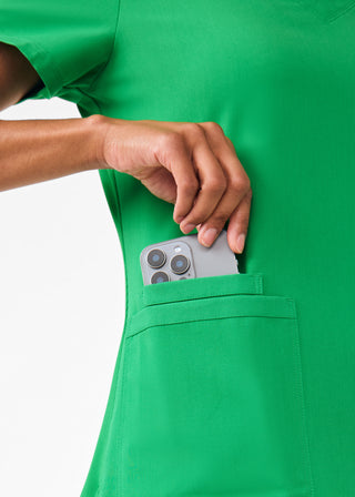 Beyond Happy 3-Pocket V-Neck Top