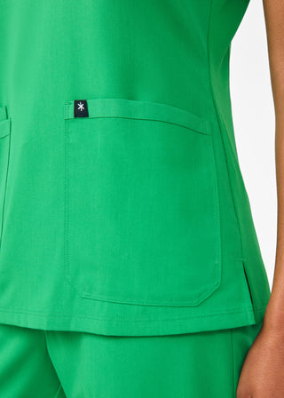 Beyond Happy 3-Pocket V-Neck Top