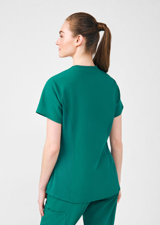 Beyond Happy 1-Pocket V-Neck Top